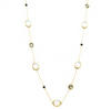 New Product - Gold Chain with Semi Precious Stone Stations Approx: 36"