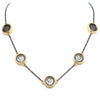 New Product - Gunmetal and Gold Coin Stations Necklace