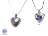 New Product - 117 Quantum EMF radiation Protecting Jewelry 99.99 Silver heart with Crystals