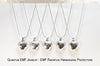 New Product - 117 Quantum EMF radiation Protecting Jewelry 99.99 Silver heart with Crystals