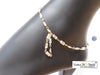 New Product - Gold Plated Silver EMF Quantum Harmonizing Anklet - with crystals beads