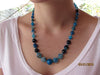 Quantum EMF Blue Agate EMF Neutralizer Necklace - Balanced is Safe!