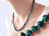 Quantum Infused Natural Malachite Necklace EMF Neutralizer