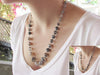 50 Gray Agate Quantum EMF Harmonizing Necklace - Be Balanced Anywhere YOU Go!