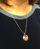 24/7 Quantum EMF Harmonizer Protector S925 Sterling Silver Quantum Flower of Life Energy EMF Protector with  925 Sterling Silver chain