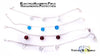 New Product - BLACK  Globe Silver Anklet Quantum BioShield Quantum Protector