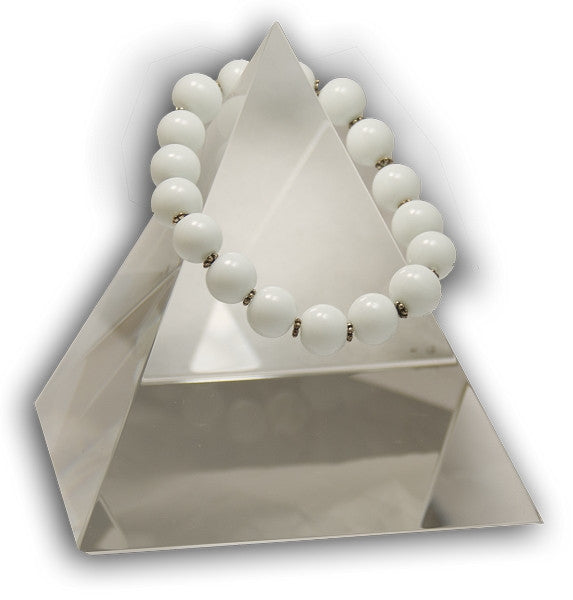 135 New Product - EMF Harmonizing Bracelet White Coral