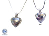 New Product - 117 Quantum EMF radiation Protecting Jewelry 99.99 Silver heart with Crystals