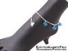 New Product - Blue Globe Silver Anklet Quantum BioShield Quantum Protector