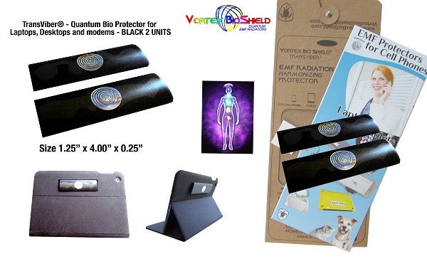 162 TransViber® Tablet - Quantum Bio Protector for Tablets and modems - BLACK 2 UNITS