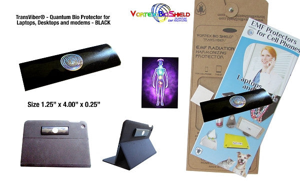 121 TransViber® Tablet - Quantum Bio Protector forTablets and modems - BLACK 1 UNIT